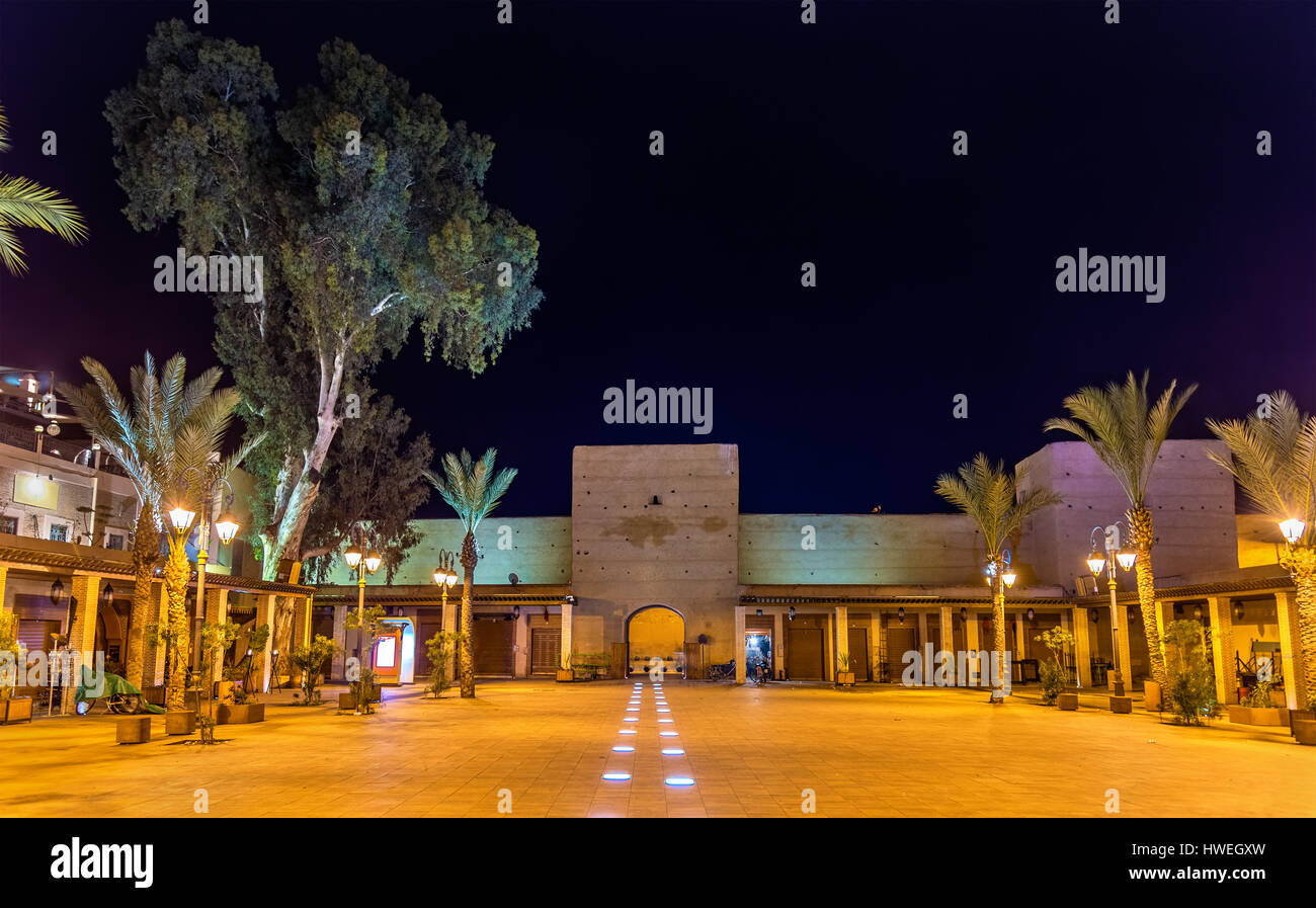 Carre de Ferblantiers, una piazza di Marrakesh, Marocco Foto Stock