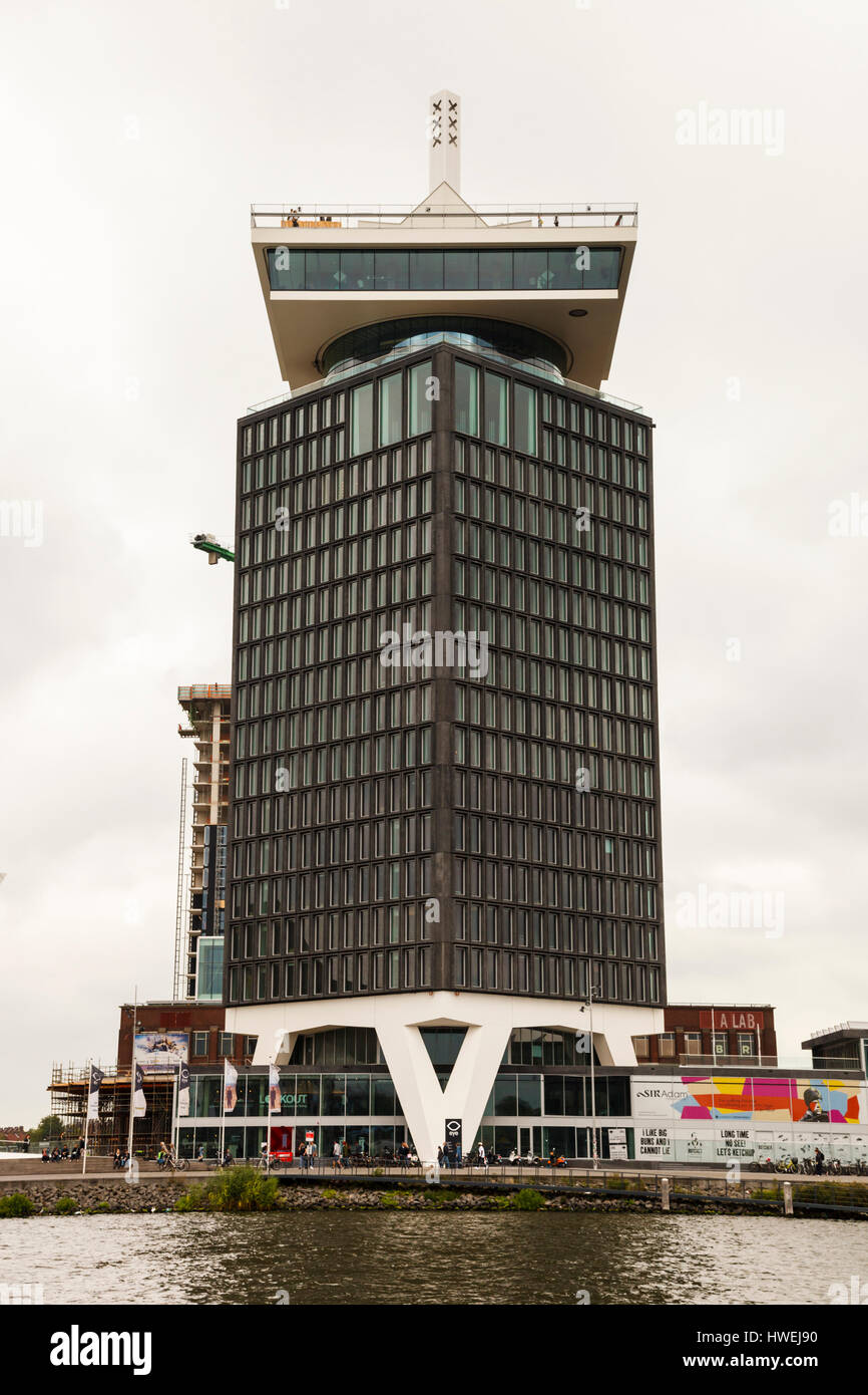 Il guscio fomer azienda uffici, ora ribattezzato come un'dam Tower e riproposte per casa industrie creative, ristoranti, bar e una piattaforma di osservazione Foto Stock