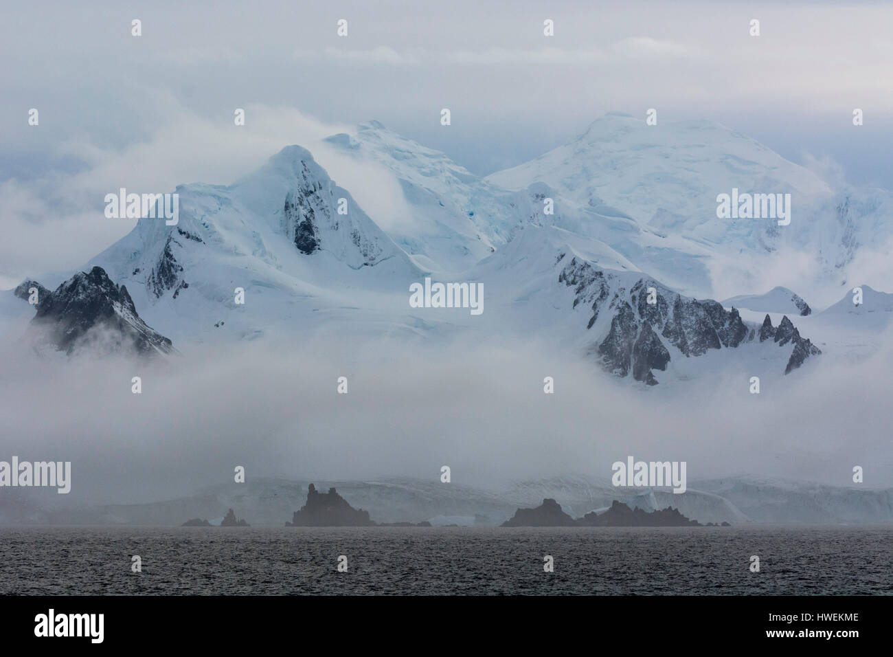 Livingstone Island, inglese strait Antartide Foto Stock