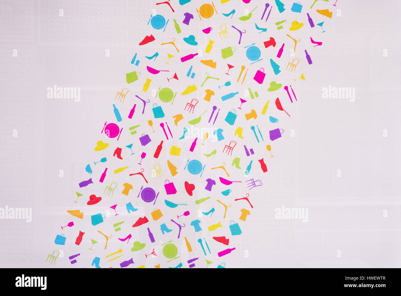 Vetrina di design. Londra. Regno Unito Foto Stock