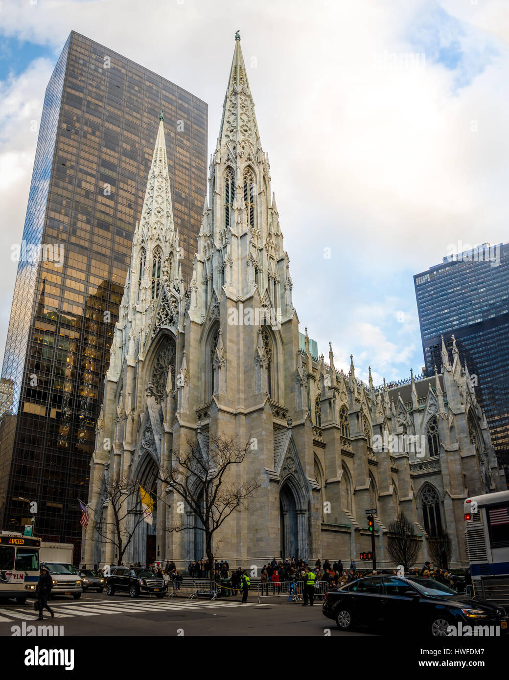 San Patrizio cattedrale in Manhattan - New York, Stati Uniti d'America Foto Stock