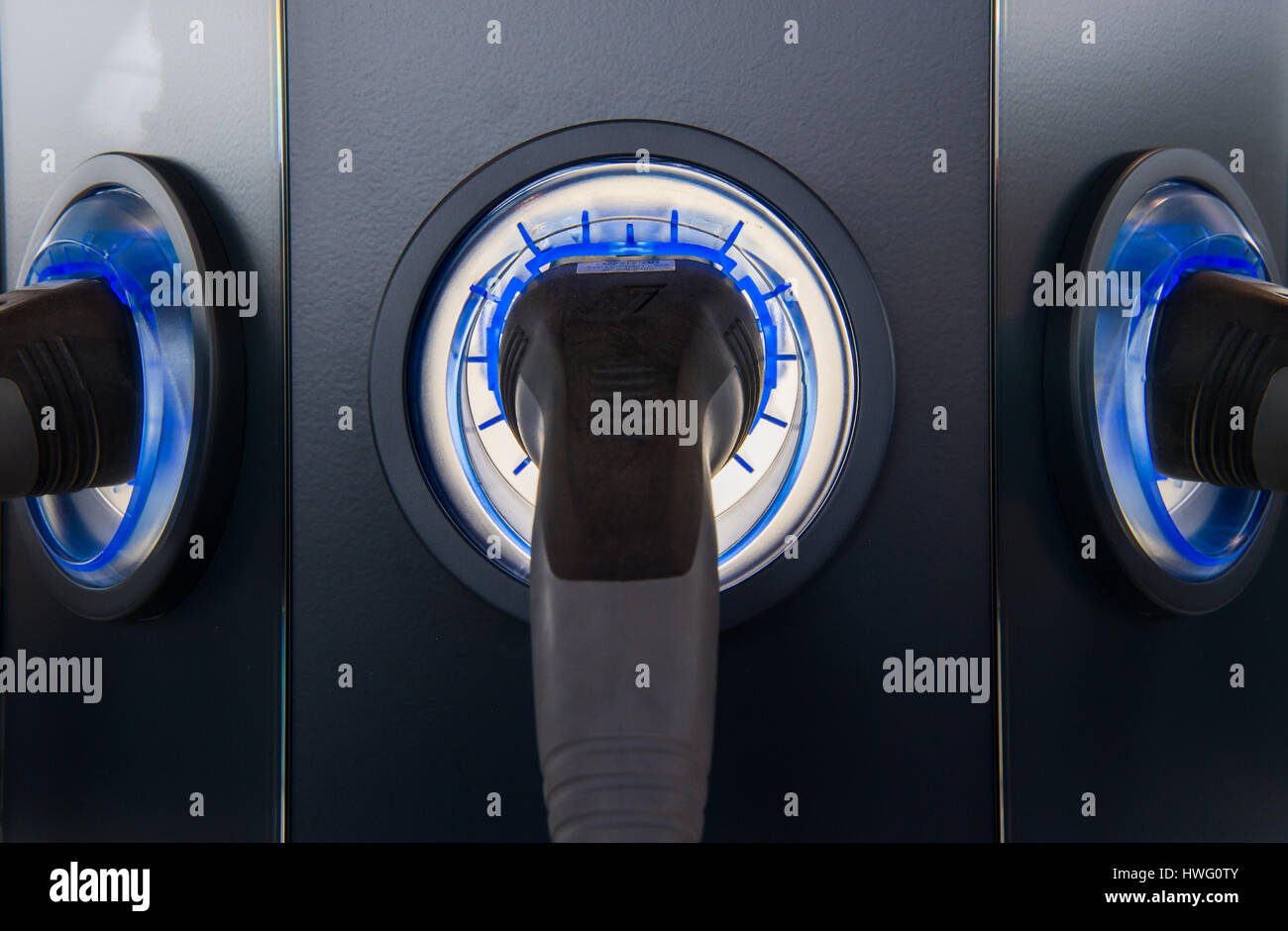 Monaco di Baviera, Germania. Xxi Mar, 2017. Una carica elettro bay, photoghraphed duirng BMW dichiarazione finanziaria conferenza stampa a Monaco di Baviera, Germania, 21 marzo 2017. Foto: Peter Kneffel/dpa/Alamy Live News Foto Stock