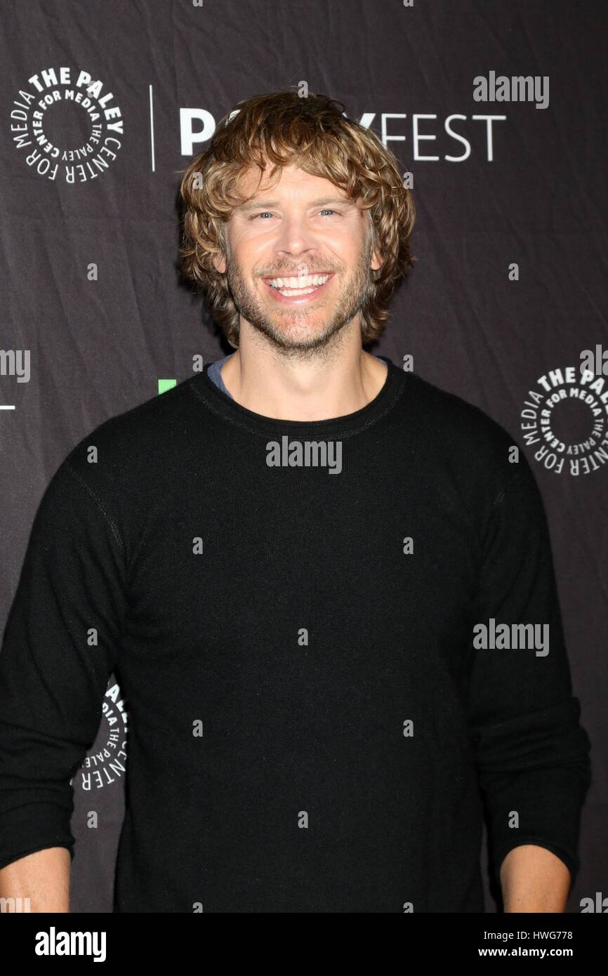 Los Angeles, CA, Stati Uniti d'America. Xxi Mar, 2017. Eric Christian Olsen presso gli arrivi per NCIS: da Los Angeles a 34th Paleyfest annuale di Los Angeles, il Dolby Theatre a Hollywood e Highland Center, Los Angeles, CA Marzo 21, 2017. Credito: Priscilla concedere/Everett raccolta/Alamy Live News Foto Stock