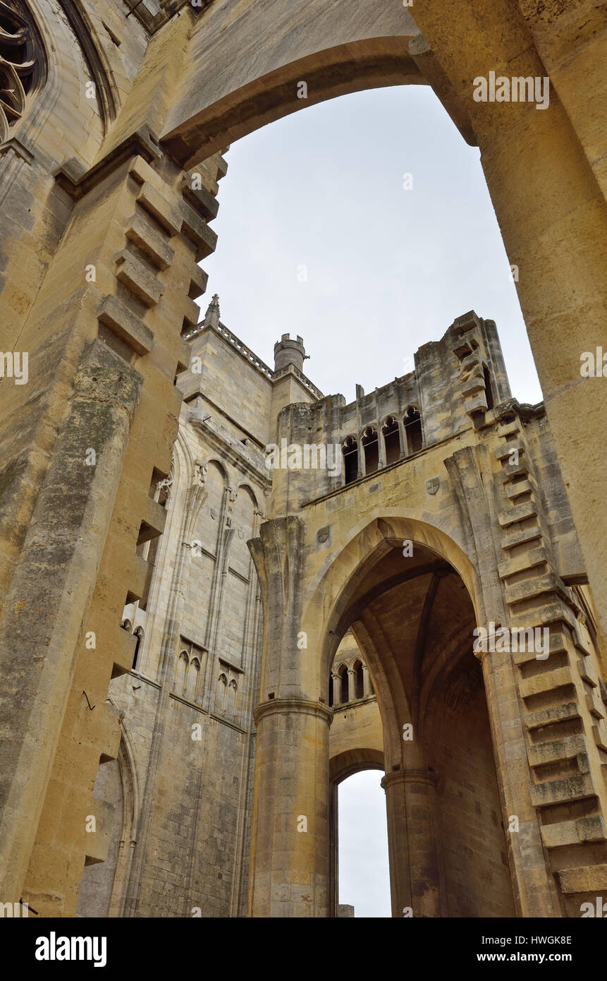 Cattedrale di Narbonne Foto Stock