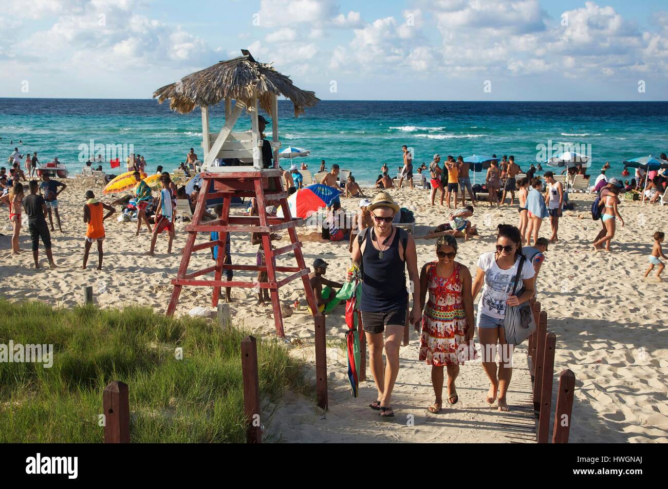Cuba La Habana Spiagge Ad Est Santa Maria Giovani Di