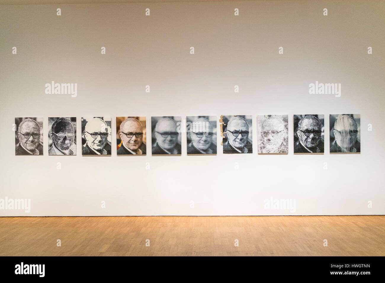 Estonia (Paesi Baltici), la regione di Harju, Tallinn, Kumu Art Museum, mostra fotografica Foto Stock