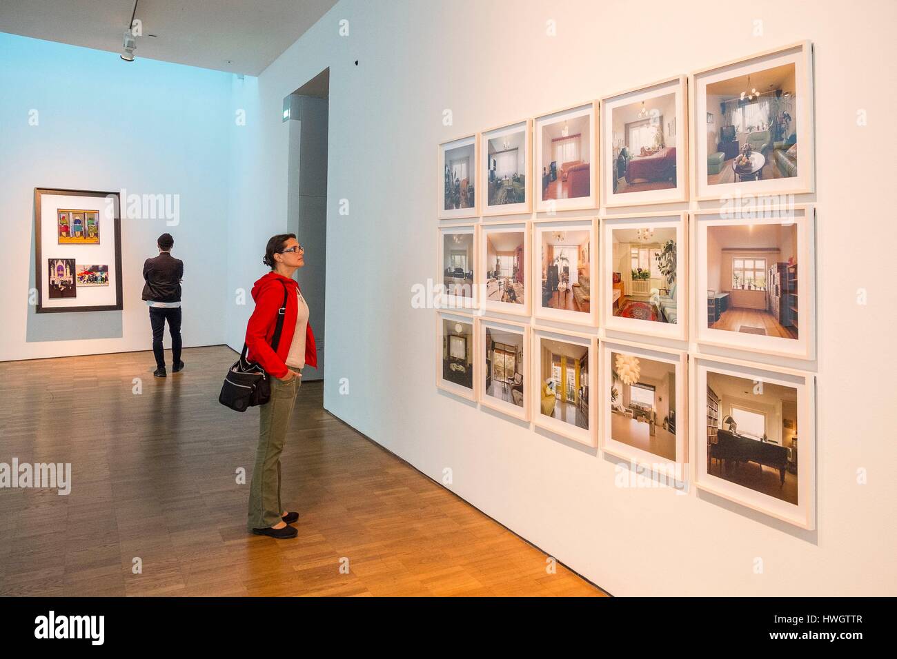 Estonia (Paesi Baltici), la regione di Harju, Tallinn, Kumu Art Museum, mostra fotografica Foto Stock