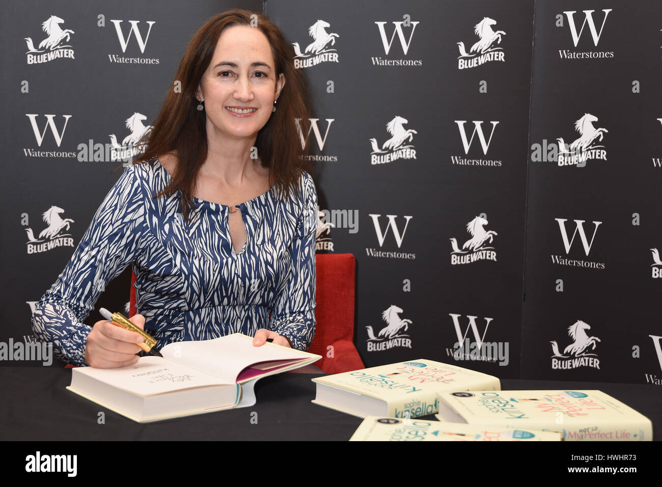 Sophie Kinsella,libro firma,'My non in modo perfetto la vita',Bluewater,Kent.UK Foto Stock
