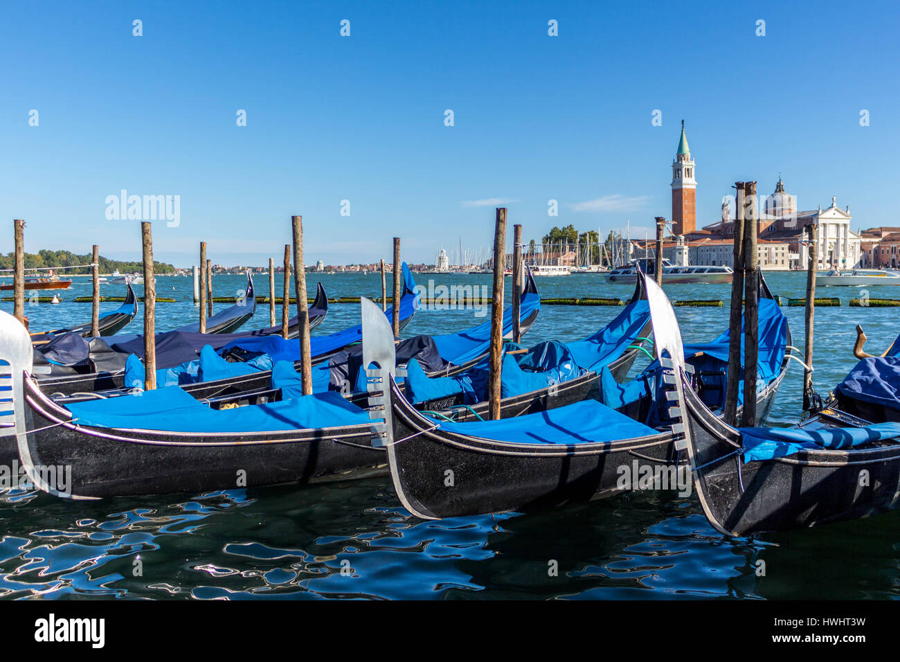 Venedig Gondeln Foto Stock