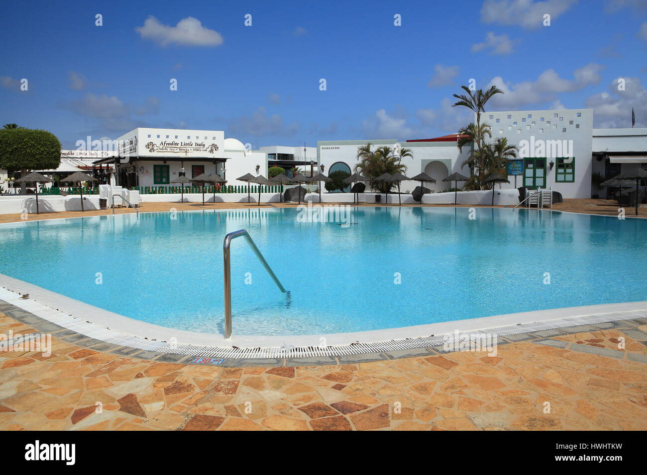 Bar/ristoranti, Marina Rubicon, Playa Blanca, Lanzarote Foto Stock