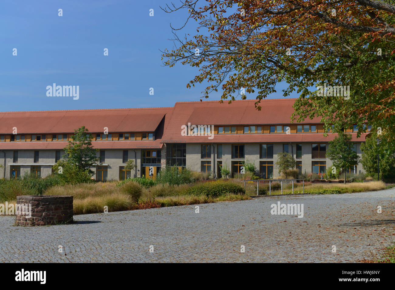 Gertrudstift, Kloster Helfta, Lutherstadt Eisleben, Sachsen-Anhalt, Deutschland Foto Stock