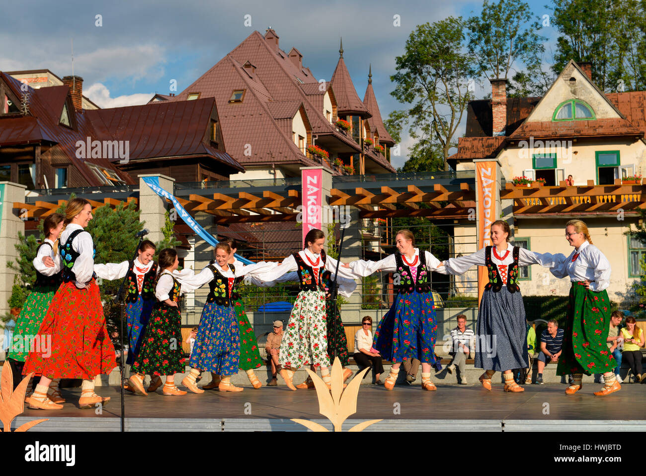 Festival der Bergfolklore, Zakopane, Polen Foto Stock