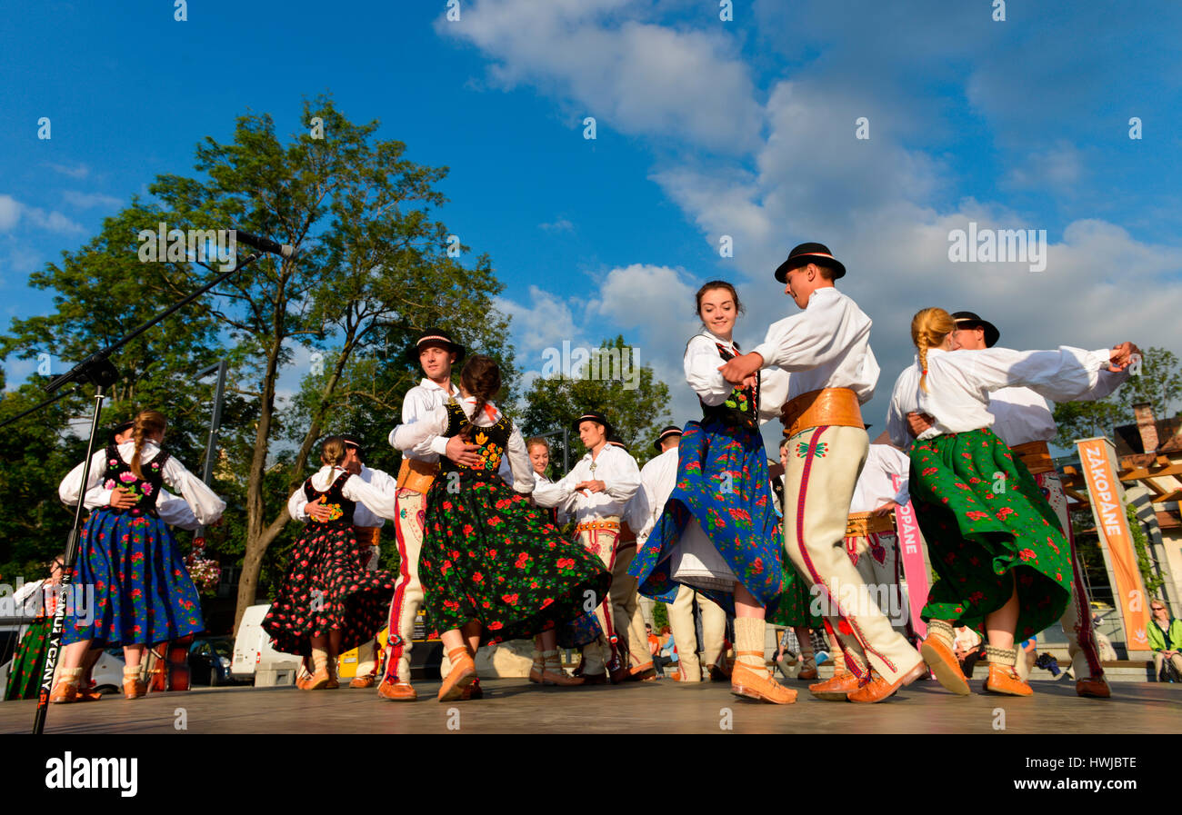 Festival der Bergfolklore, Zakopane, Polen Foto Stock