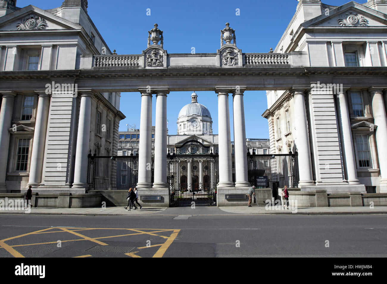 Gli edifici del governo dipartimento del Taoiseach Dublino Repubblica di Irlanda Foto Stock
