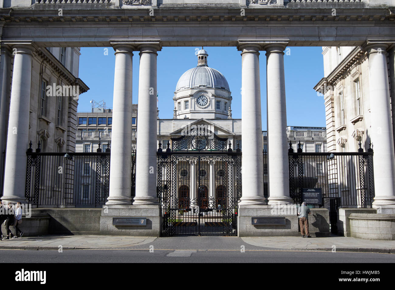 Gli edifici del governo dipartimento del Taoiseach Dublino Repubblica di Irlanda Foto Stock