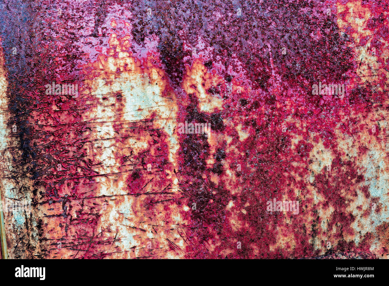 Terreni in fiamme Foto Stock
