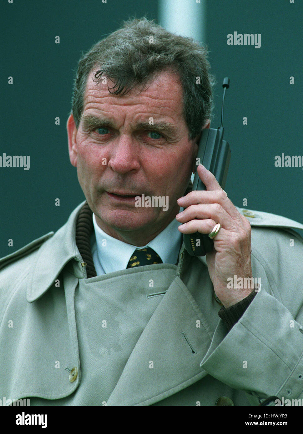 CLIVE BRITTAIN corsa di cavalli TRAINER 17 Settembre 1993 Foto Stock