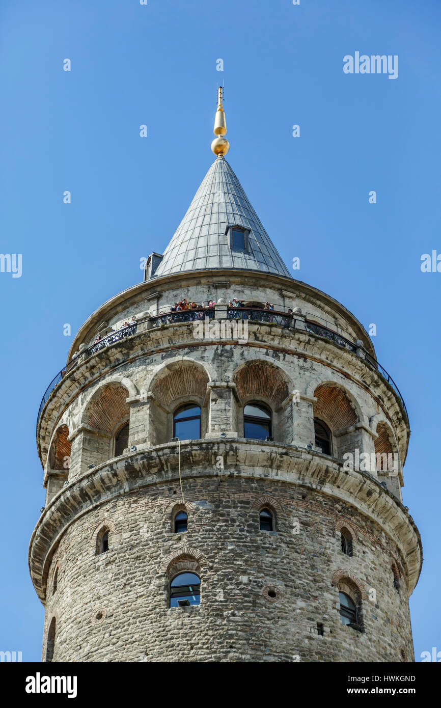 Torre di Galata, Istanbul, Turchia Foto Stock