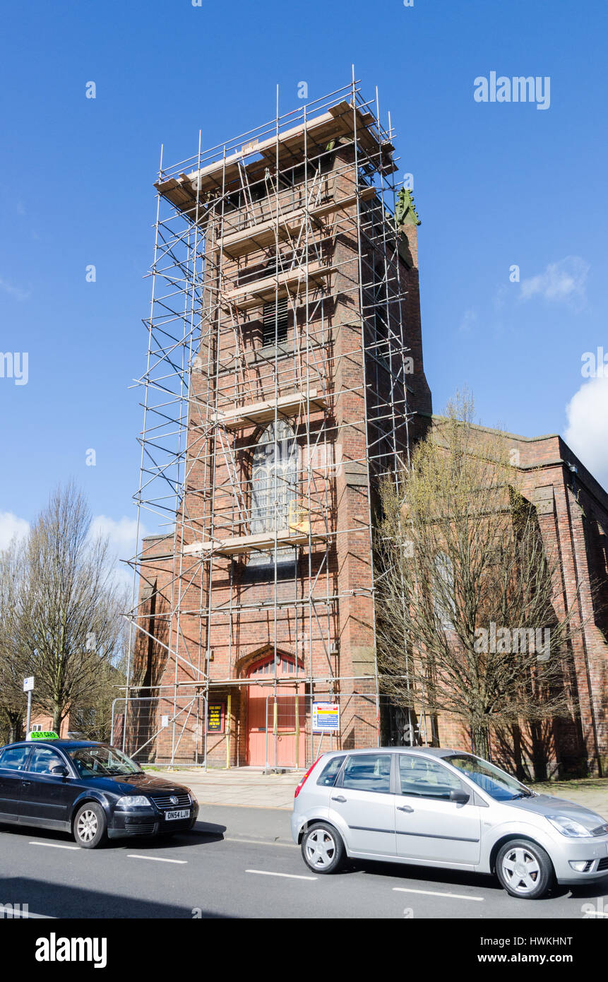 St Martins e St Pauls chiesa parrocchiale di Tipton, Black Country, West Midlands Foto Stock