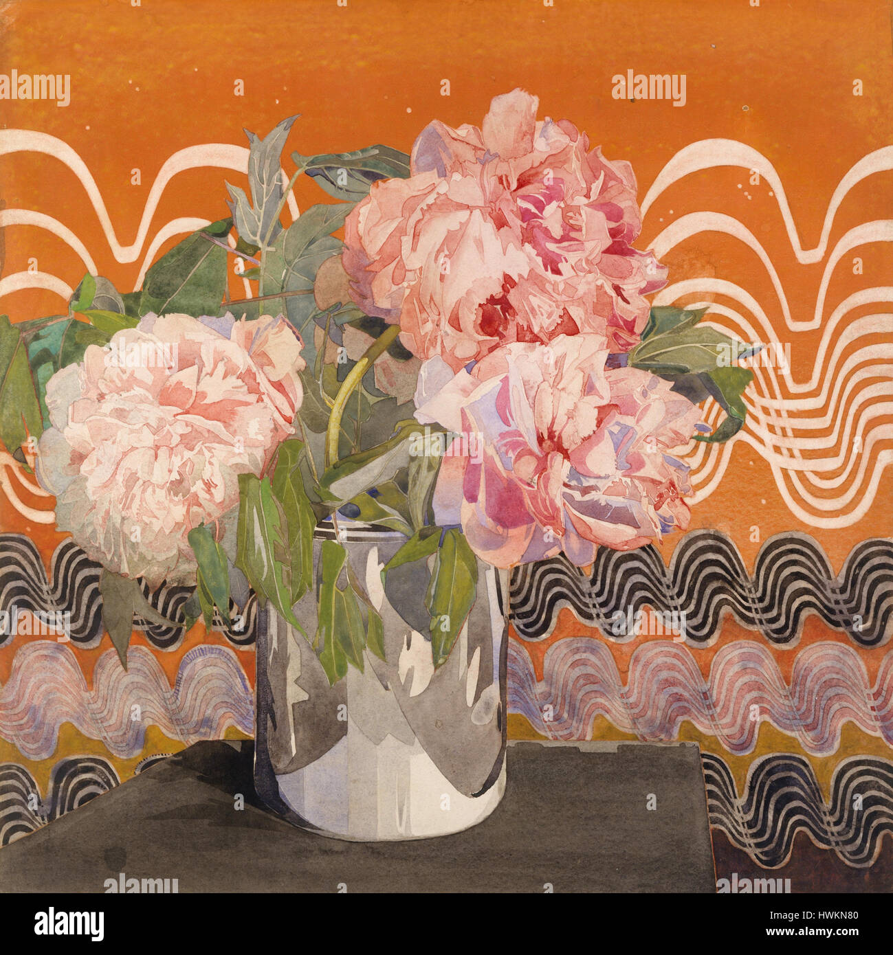 Le Peonie da Charles Rennie Mackintosh Foto Stock