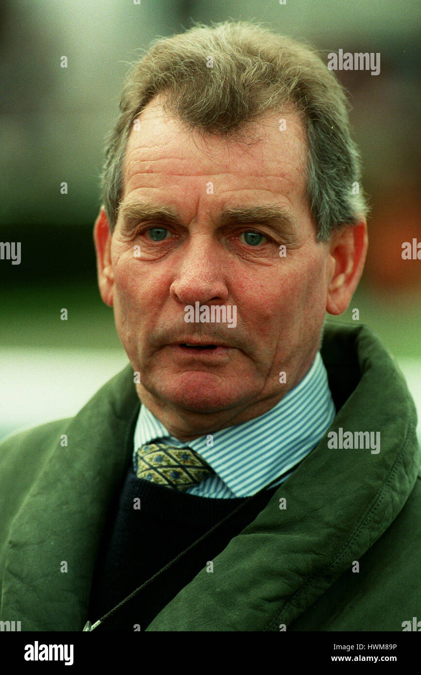 CLIVE BRITTAIN corsa di cavalli TRAINER 17 Aprile 1998 Foto Stock