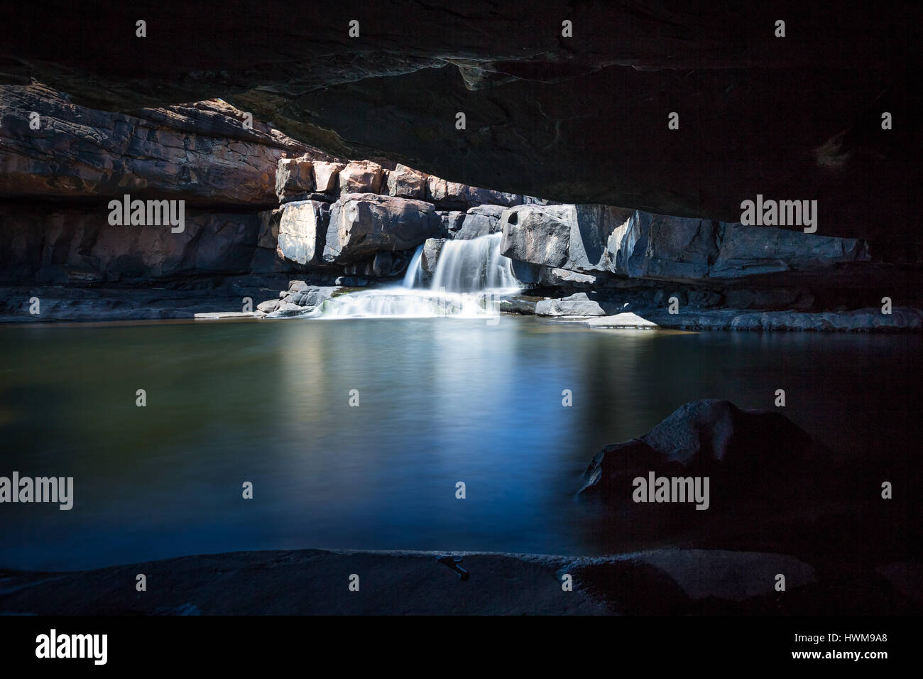 Munurru Falls - King Edward River - Il Kimberley, Australia occidentale Foto Stock