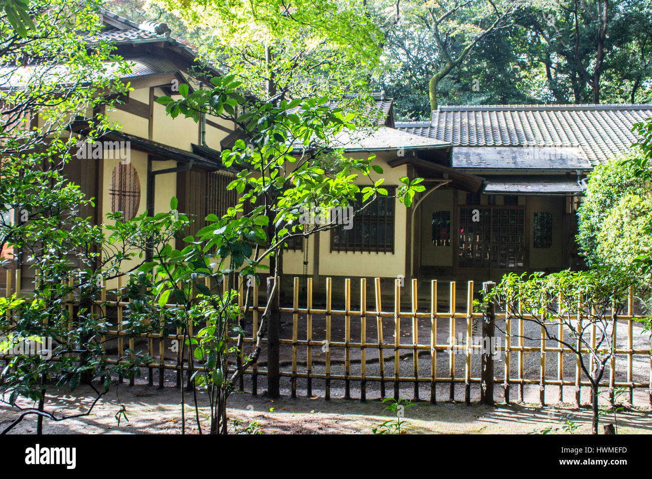 Uno Dei Santuari Mariani Più Famosi Giardini interni di Meiji Jingu, uno dei più famosi e importanti
