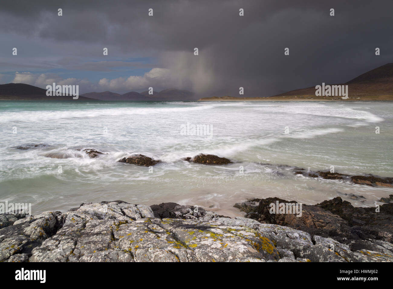 Costa a Seilebost, Isle of Harris Foto Stock