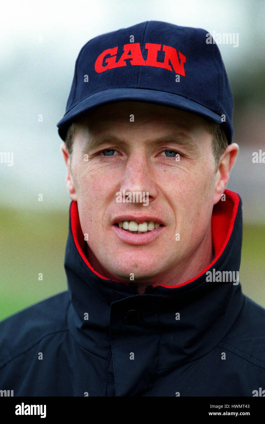 CHARLIE SWAN JOCKEY 14 Marzo 2000 Foto Stock