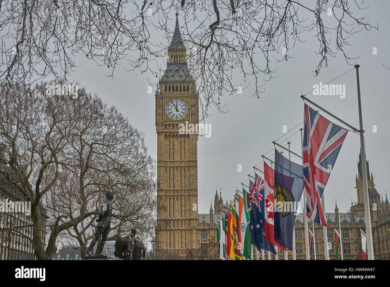 big ben palazzo di westminster Foto Stock