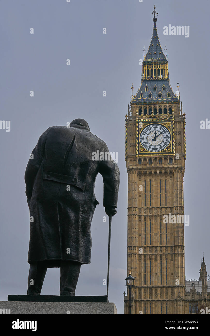 big ben palazzo di westminster Foto Stock