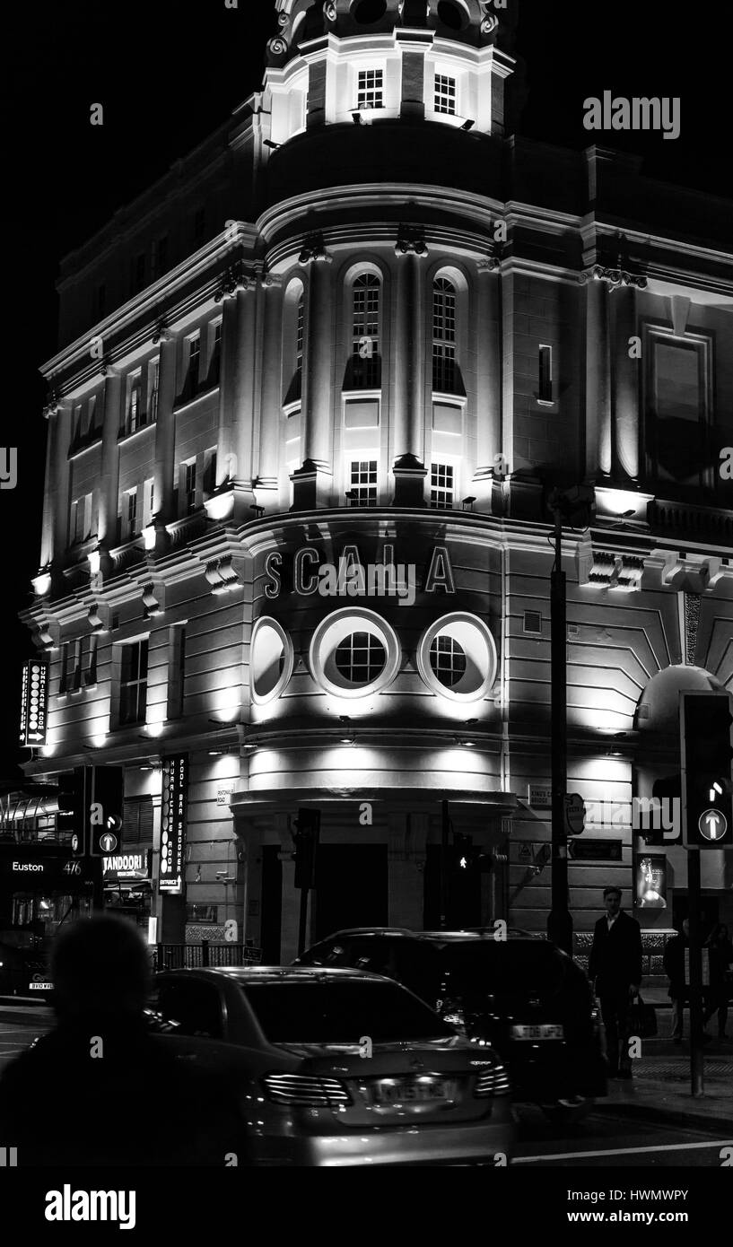 Scala nightclub esterno, 275 Pentonville Road, London n1 9bn, England, Regno Unito Foto Stock