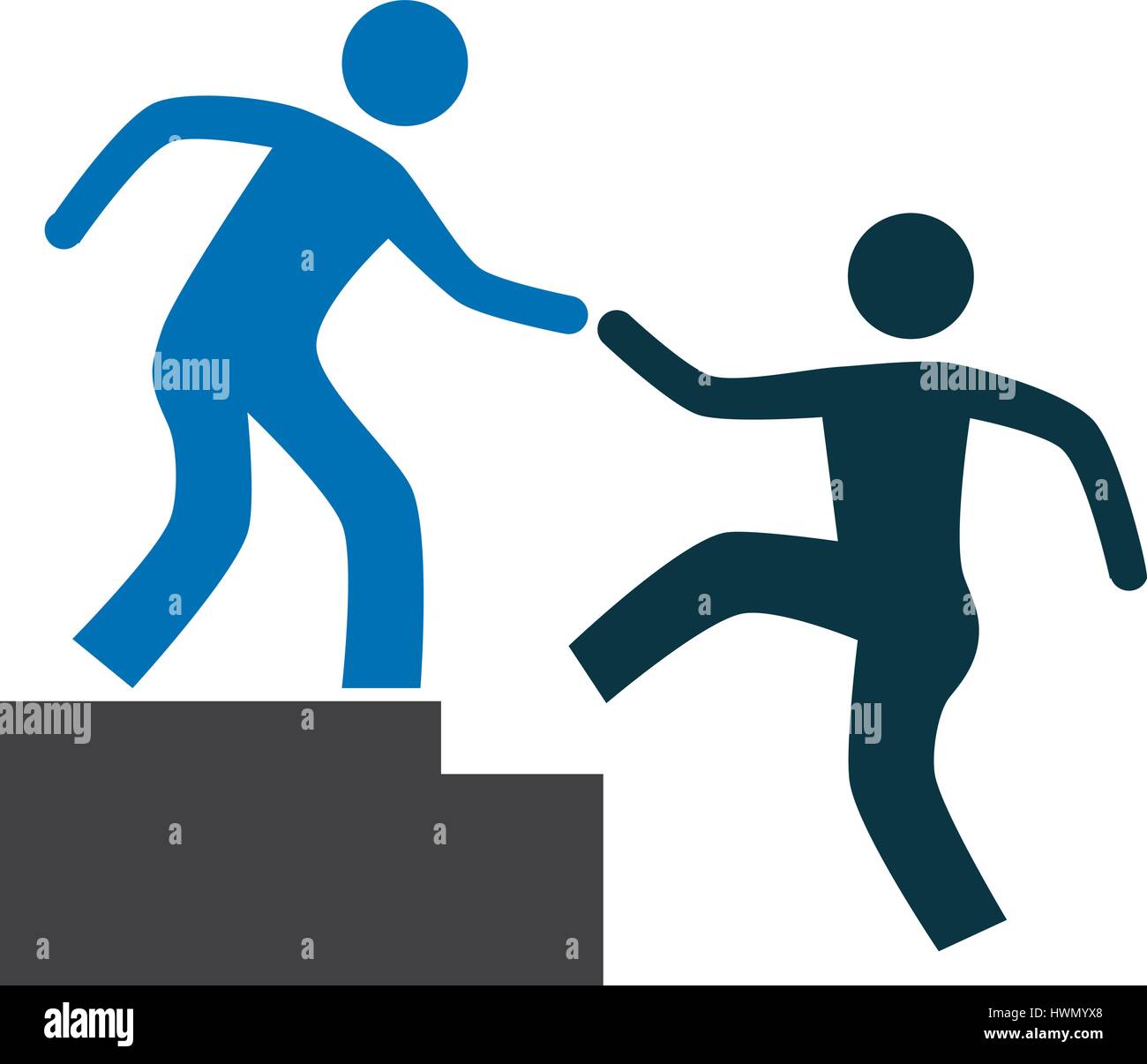 Mano per persona nel bisogno Illustrazione Vettoriale