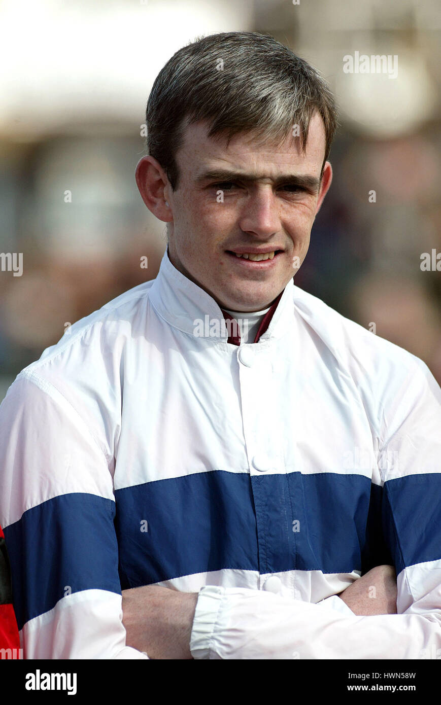 RUBY JOCKEY WALSH CHELTENHAM RACECOURSE CHELTENHAM 14 Marzo 2002 Foto Stock