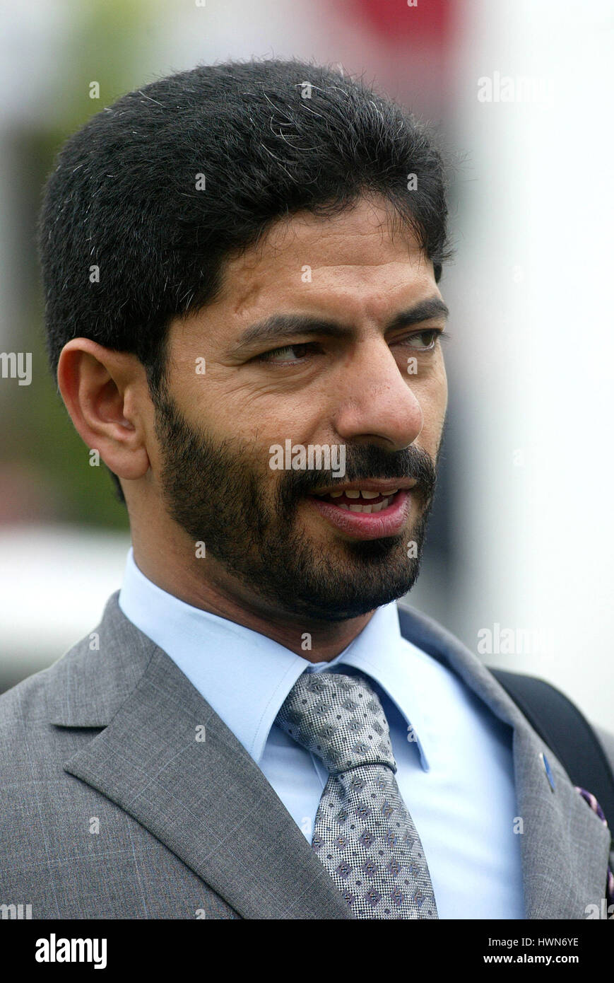 SAEED BIN SUROOR corsa di cavalli TRAINER Doncaster Racecourse DONCASTER 13 Settembre 2002 Foto Stock