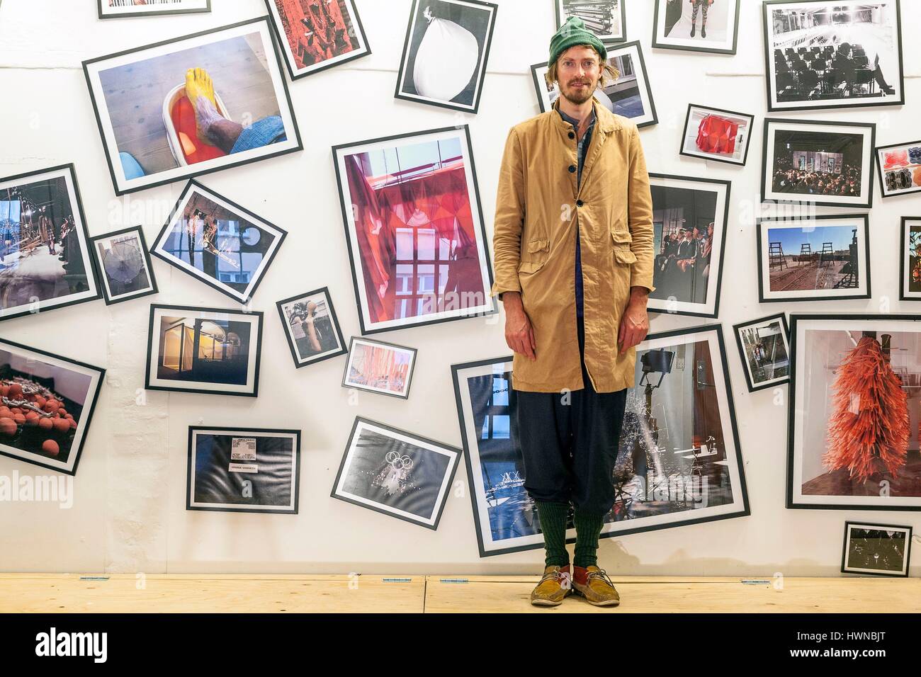 La Danimarca, la Zelanda, Copenaghen, danese fashion designer Henrik Vibskov Foto Stock