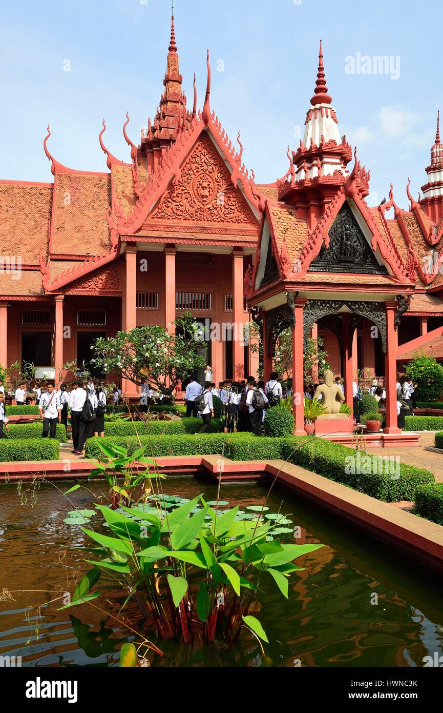 Cambogia, Phnom Penh, il Museo Nazionale delle Belle Arti Foto Stock