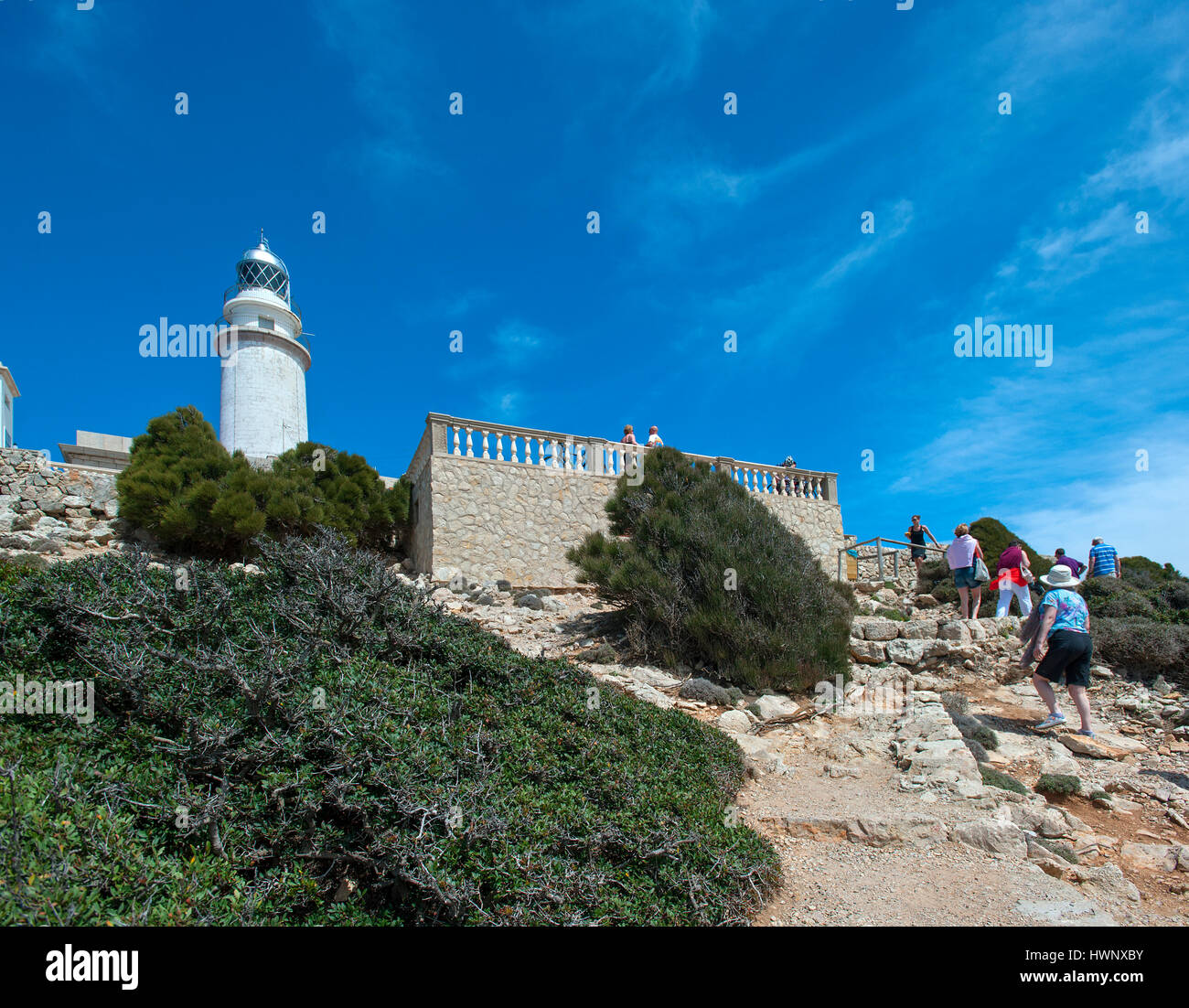 Formentor Lighthouse, Mallorca, Baleares, Spagna Foto Stock