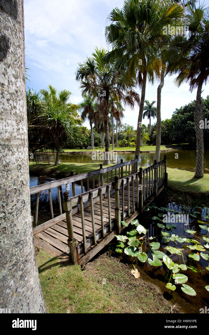 Fairchild Tropical Botanic Garden in Coral Gables, Florida Foto Stock