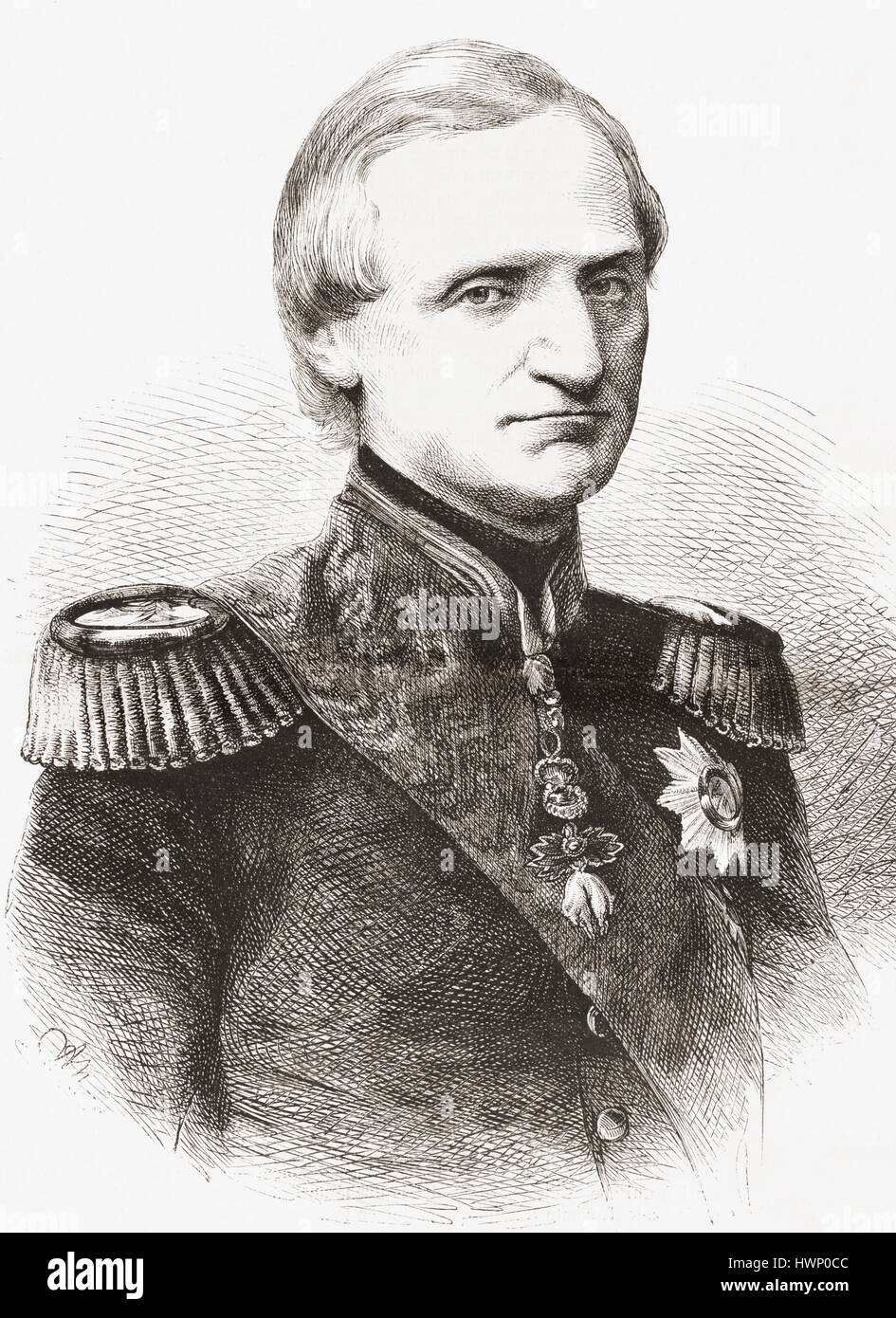 Giovanni di Sassonia, 1801 - 1873. Re di Sassonia ed un membro della casa di Wettin. Da L'Univers Illustre pubblicato 1867. Foto Stock