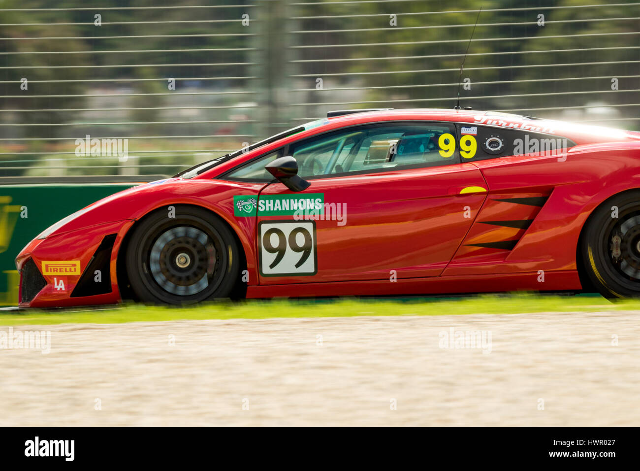 Melbourne, Australia. 23 Mar, 2017. Australian GT pratica durante il 2017 Formula 1 Rolex Australian Grand Prix, Australia il 23 marzo 2017. Credito: Dave Hewison sport/Alamy Live News Foto Stock