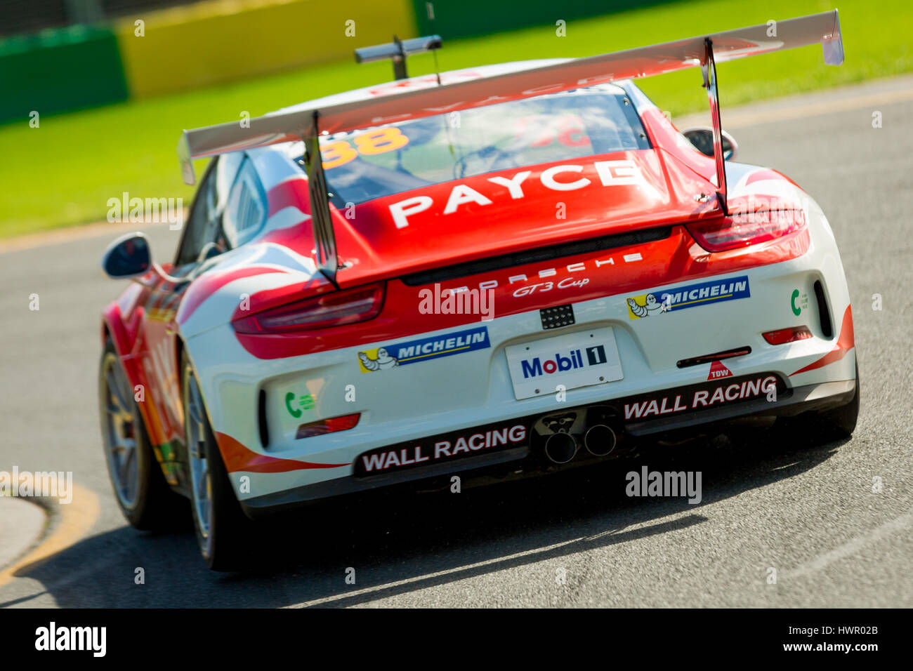Melbourne, Australia. 23 Mar, 2017. Porsche Cup pratica durante il 2017 Formula 1 Rolex Australian Grand Prix, Australia il 23 marzo 2017. Credito: Dave Hewison sport/Alamy Live News Foto Stock