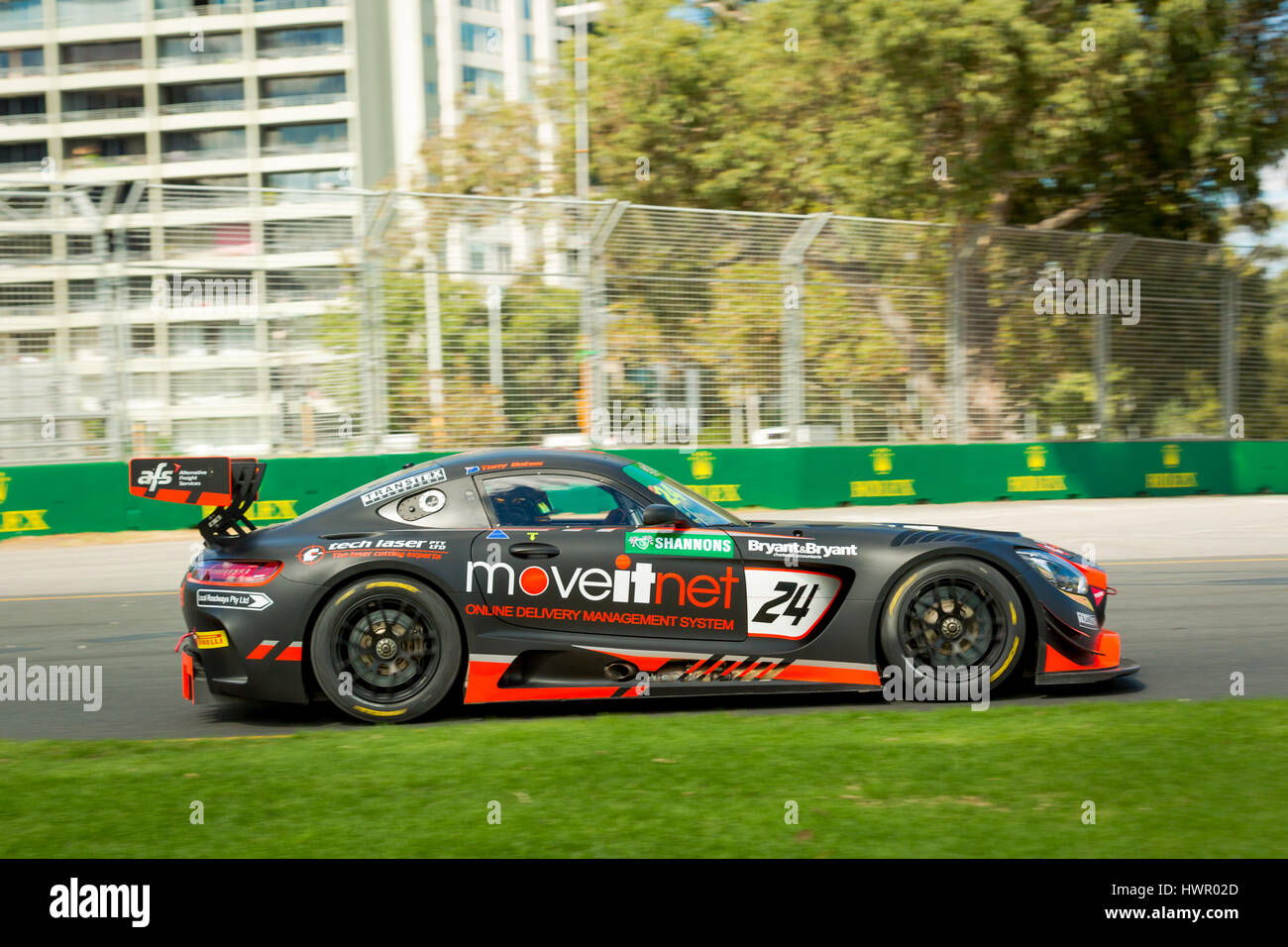 Melbourne, Australia. 23 Mar, 2017. Australian GT pratica durante il 2017 Formula 1 Rolex Australian Grand Prix, Australia il 23 marzo 2017. Credito: Dave Hewison sport/Alamy Live News Foto Stock