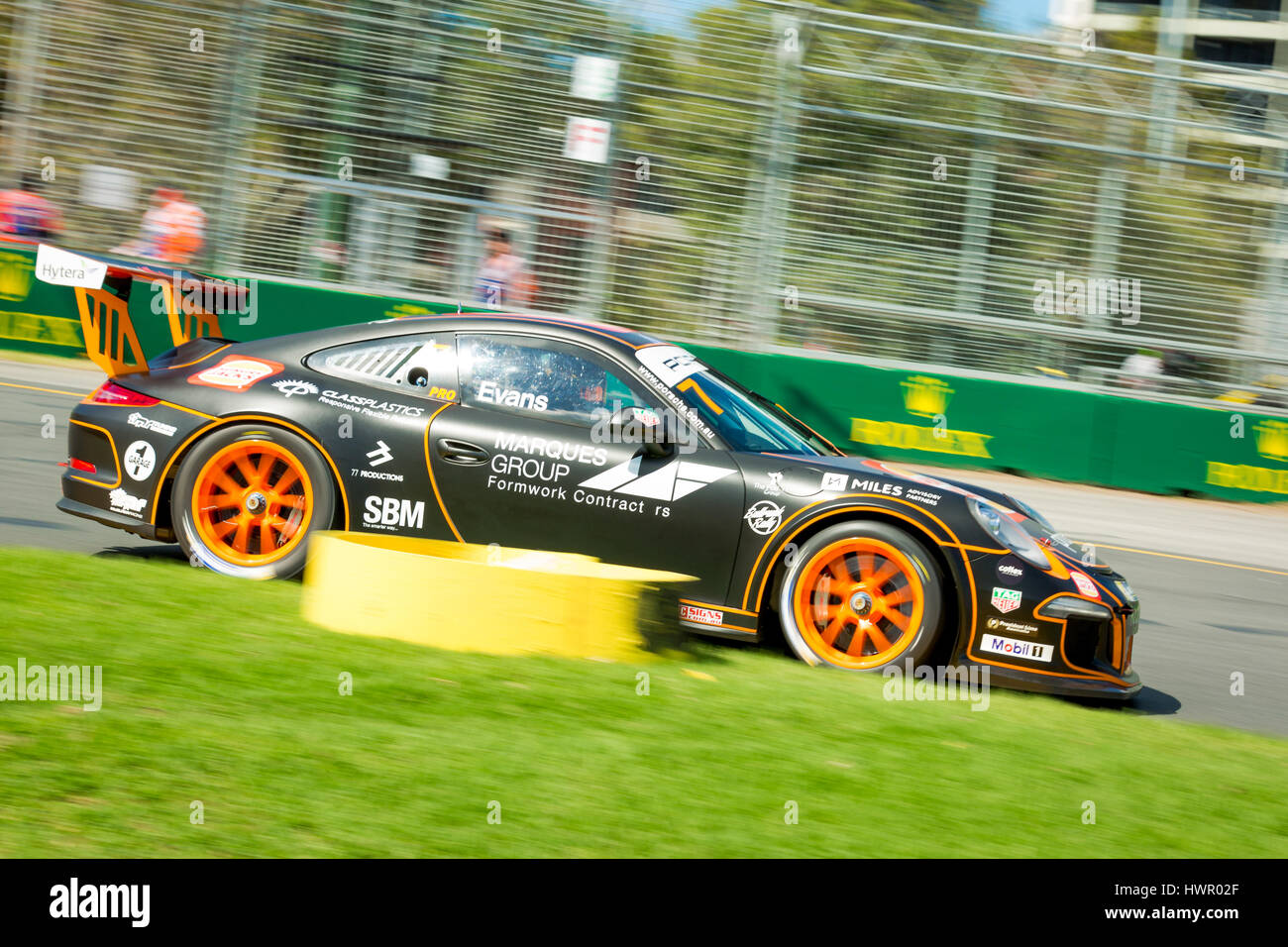 Melbourne, Australia. 23 Mar, 2017. Porsche Cup pratica durante il 2017 Formula 1 Rolex Australian Grand Prix, Australia il 23 marzo 2017. Credito: Dave Hewison sport/Alamy Live News Foto Stock