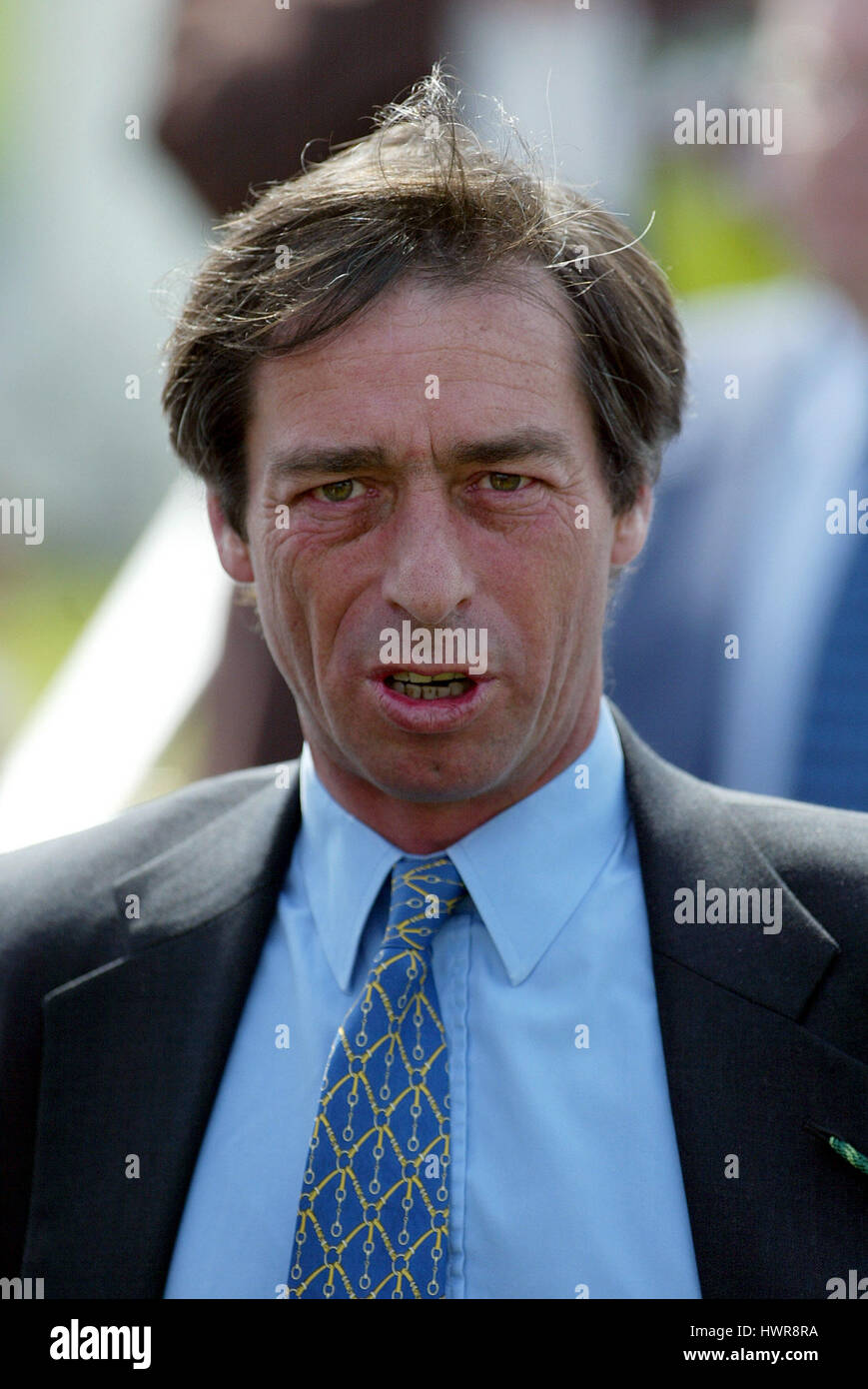 WILLIAM JARVIS GARA allenatore di cavalli IPPODROMO DI YORK YORK INGHILTERRA 15 Maggio 2005 Foto Stock