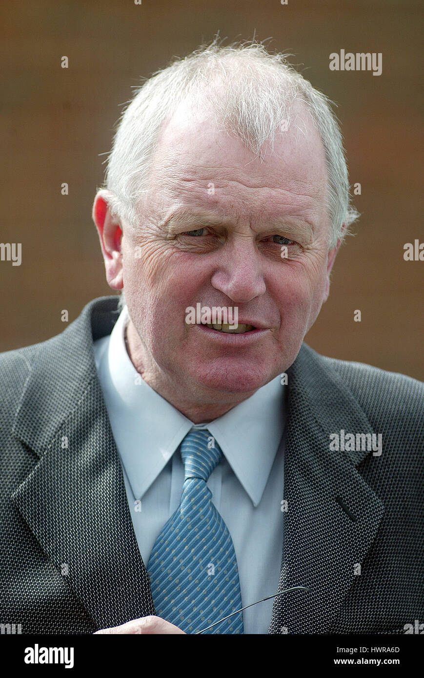 MICHAEL CHANNON corsa di cavalli TRAINER NEWMARKET NEWMARKET RACECOURSE 15 Aprile 2004 Foto Stock