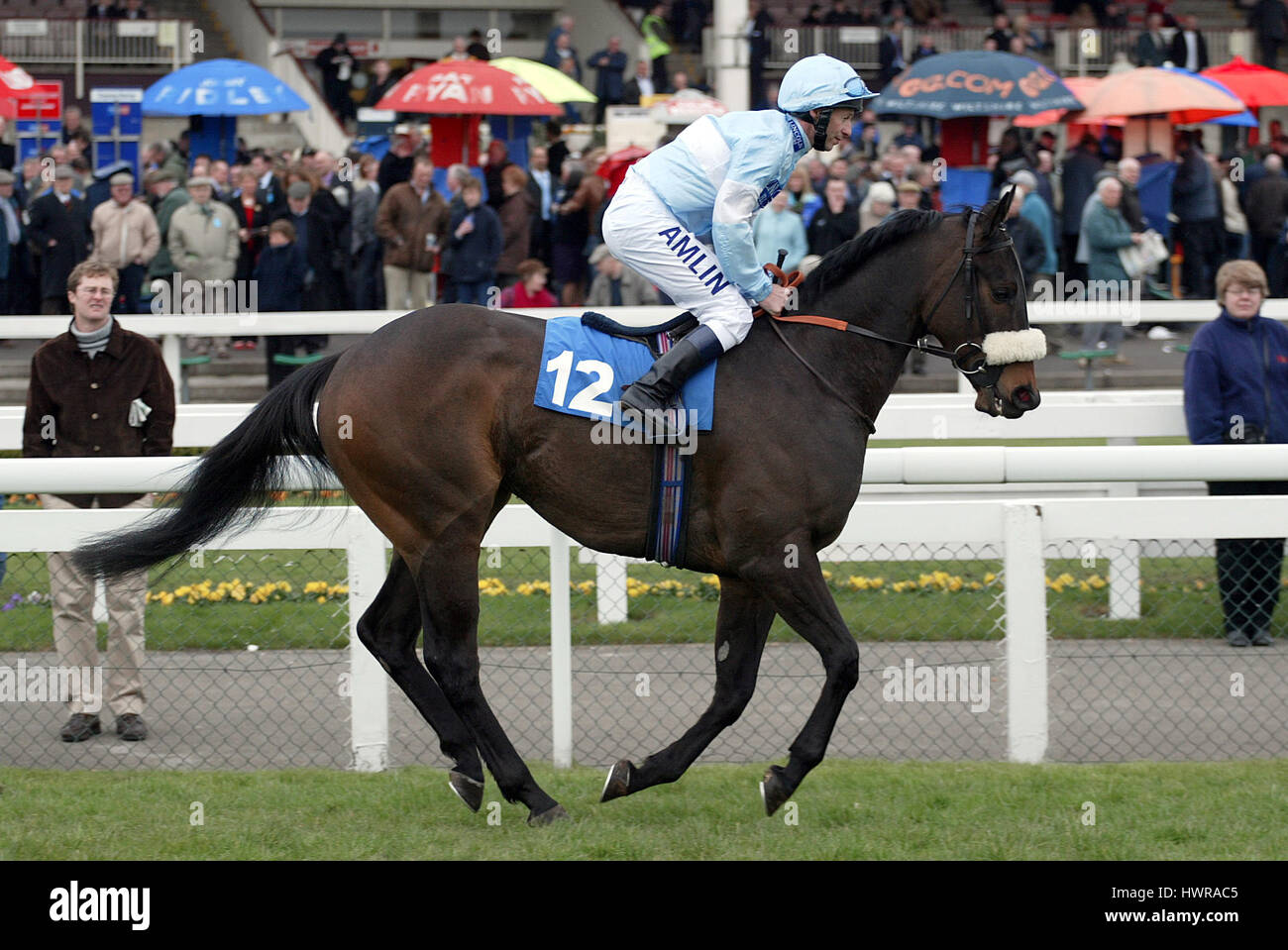 CAPE ROYAL cavalcato da T.QUINN DONCASTER Doncaster Racecourse 26 Marzo 2004 Foto Stock