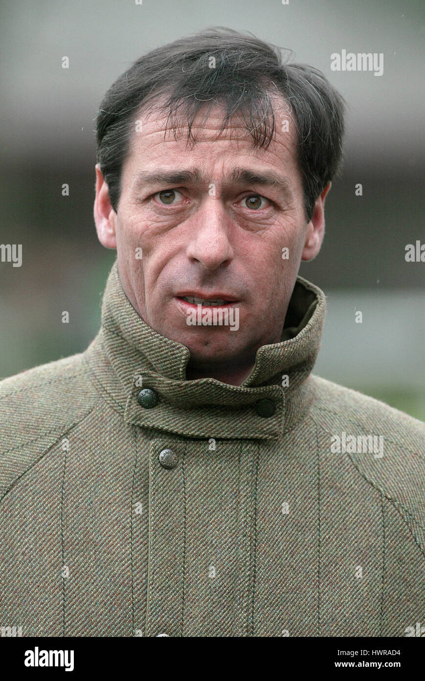 WILLIAM JARVIS corsa di cavalli TRAINER DONCASTER Doncaster Racecourse 26 Marzo 2004 Foto Stock