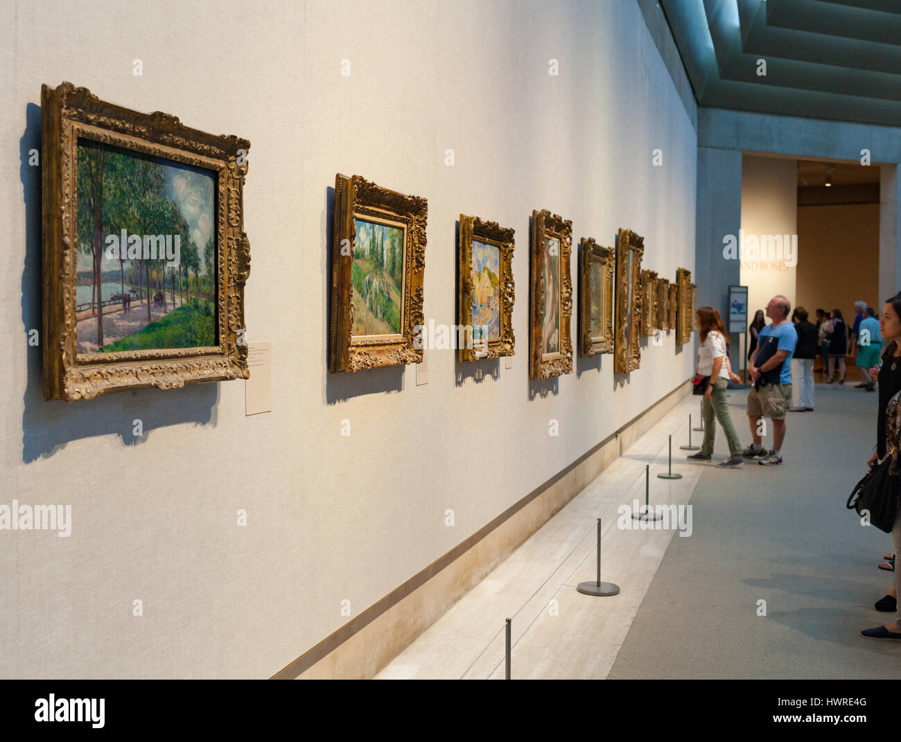 La città di New York, Stati Uniti d'America - Luglio 11, 2015: la gente visita Metropolitan Museum of Art di New York. Con 5.2m visitatori 2010 è il museo più visitato in t Foto Stock