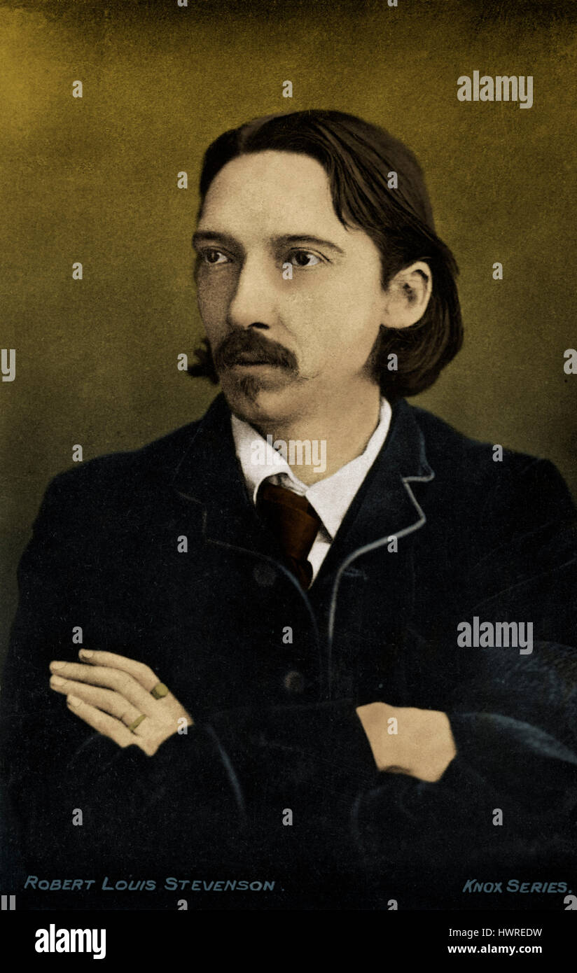 Robert Louis Stevenson - scrittore scozzese 13 Novembre 1850 - 3 Dicembre 1894 Foto Stock